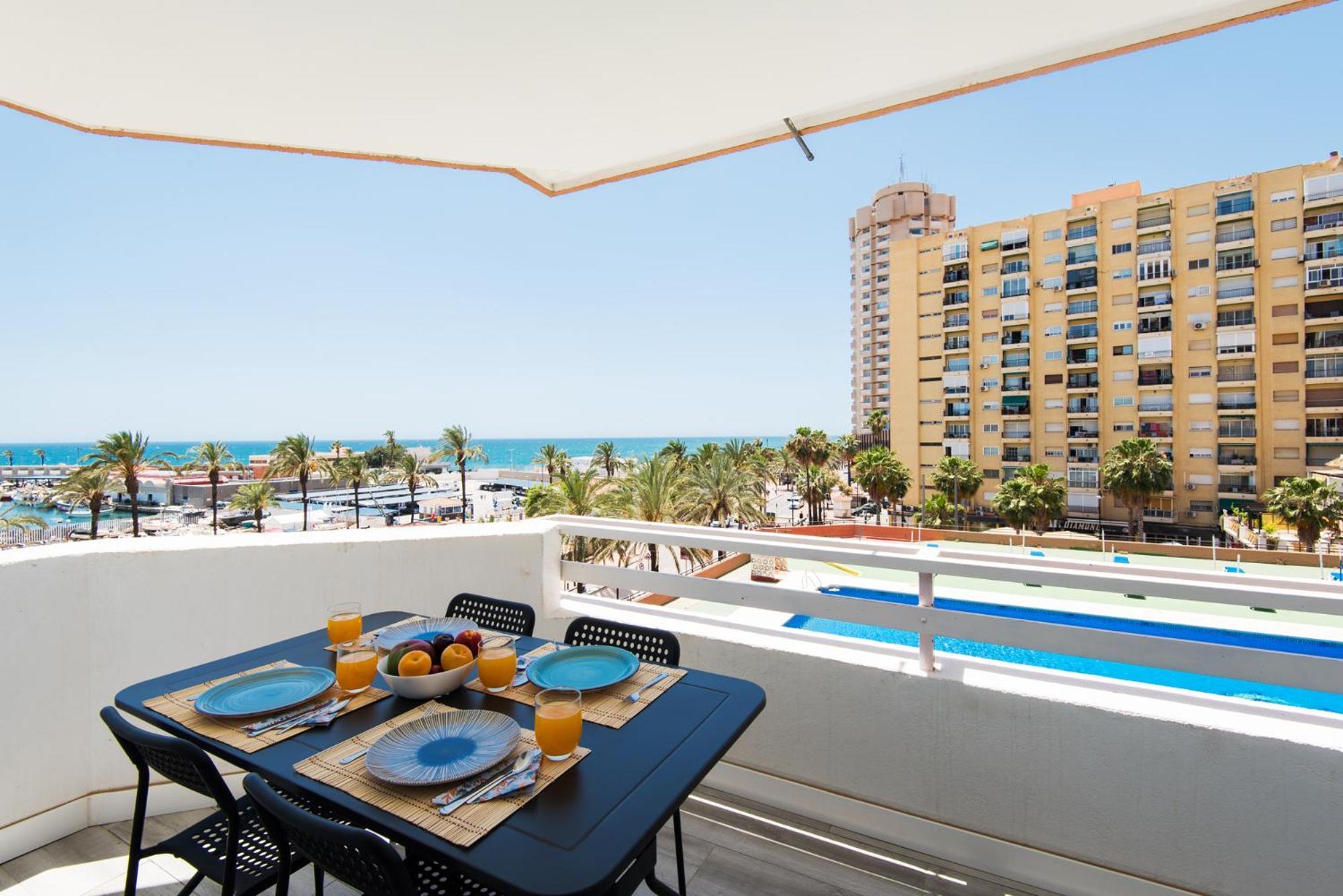 Palm True Towers 1, Marina Beach Apartment 丰希罗拉 外观 照片